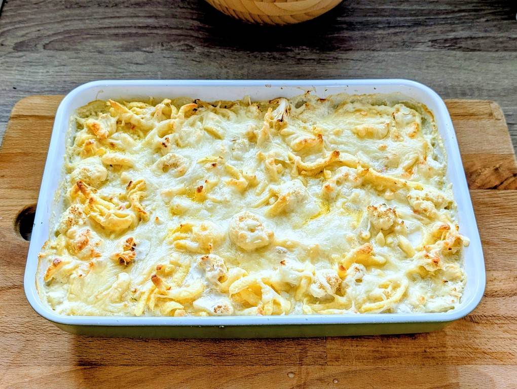 Spätzle Blumenkohl Auflauf