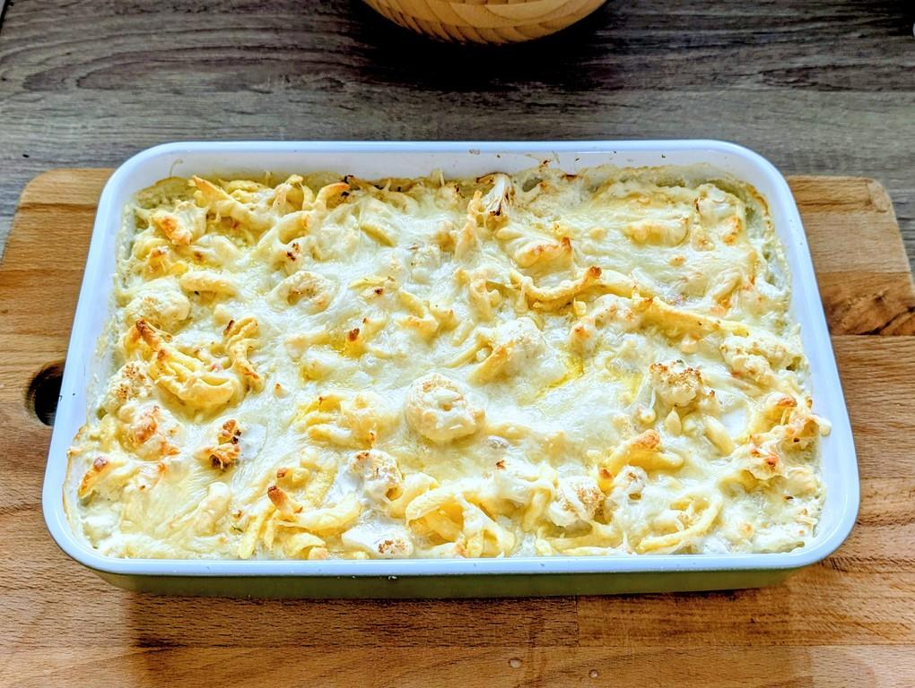 Spätzle Blumenkohl Auflauf